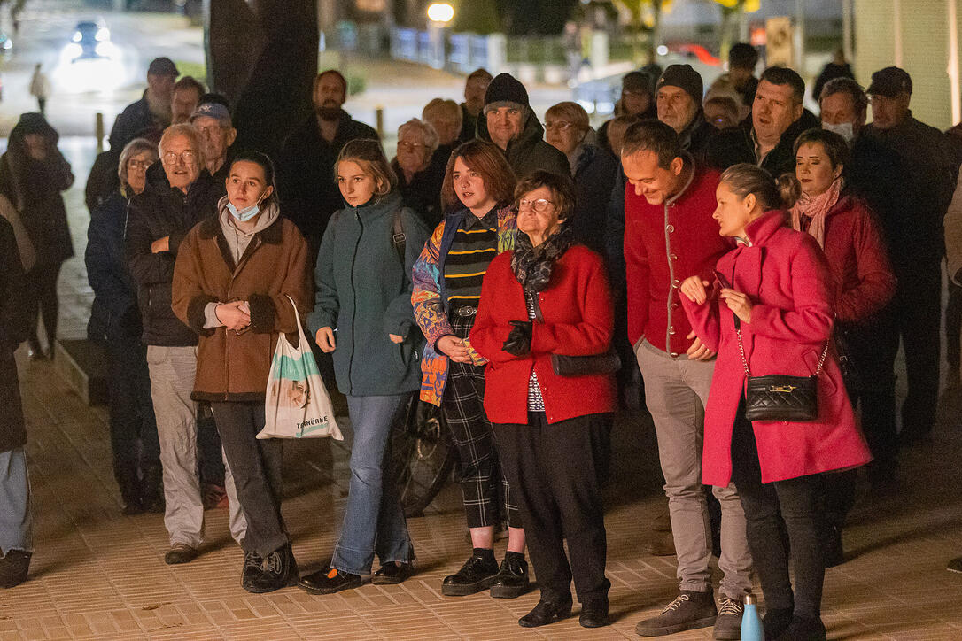 Corona Demo der Jungen Liste in Vaduz