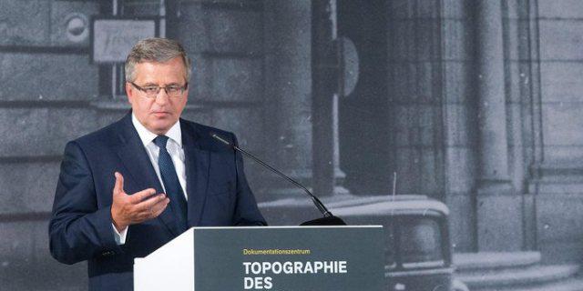 Weltkriegs-Rhetorik: Polens Präsident Komorowski warnt (Archiv)