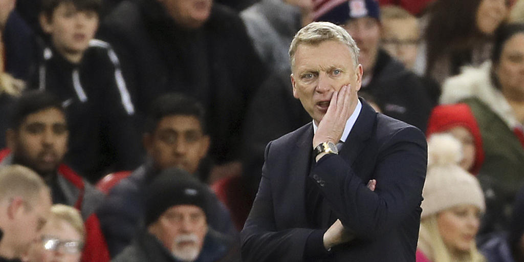 Trainer David Moyes muss mit Sunderland aus der Premier League absteigen
