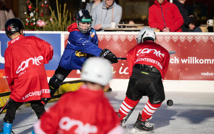 Eishockey-Schnupperkurs in Vaduz