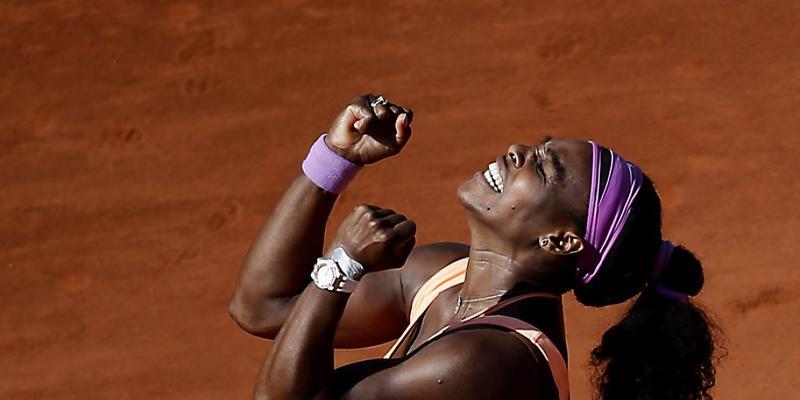 Die Freude von Serena Williams