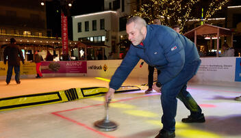 Dörferduell Eisstockschiessen