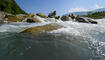 Trockener Alpenrhein