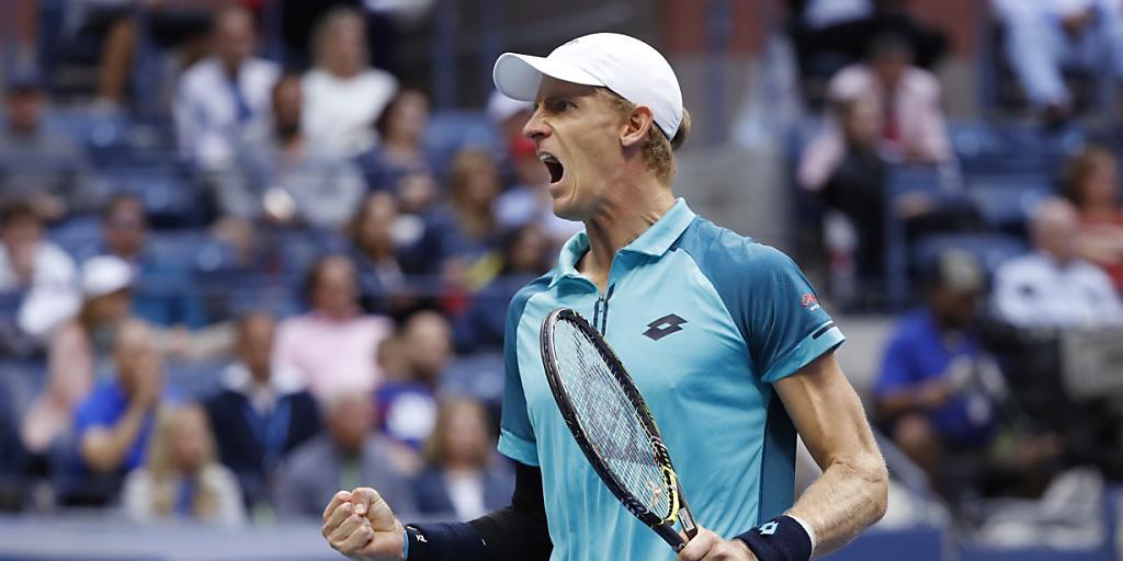 Kevin Anderson hat gut jubeln - als Nummer 32 der Welt erreichte er den US-Open-Final