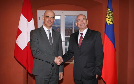 Besuch S.E. Herrn Bundesrat Alain Berset,Vorsteher des Eidgenös