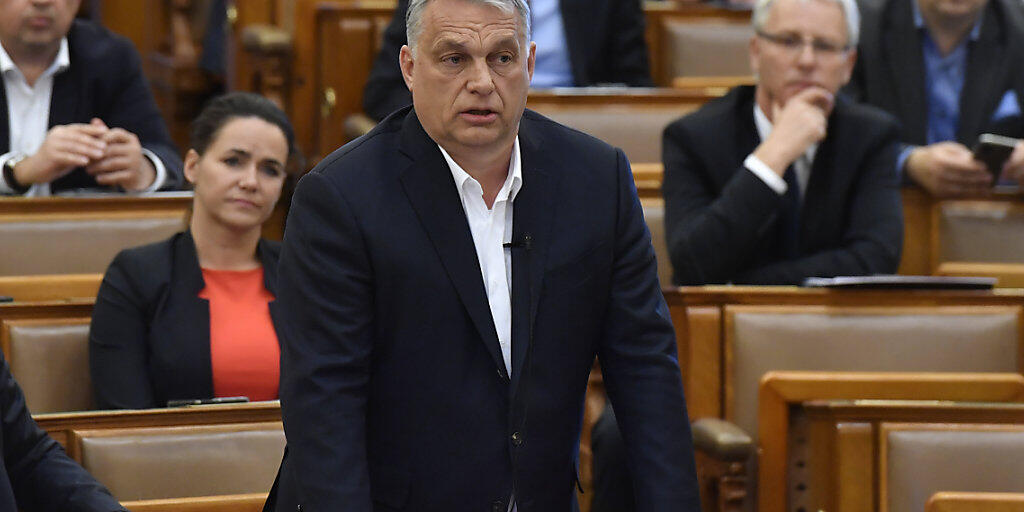 Zahlreiche EU-Staaten sorgen sich um die Demokratie. Obwohl der Name des ungarischen Präsidenten, Viktor Orban, in einer Erklärung nicht erwähnt wird, ist der Aufruf implizit an Orban gerichtet. Ungarn hatte vor wenigen Tagen die Grundrechte wegen der Coronakrise weiter eingeschränkt. (Archivbild)