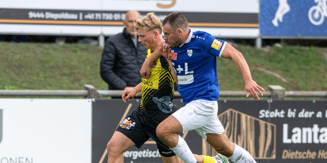 Beim 4:4 vergangener Woche gegen Widnau erzielte Alessandro Lo Russo (l.) sein erstes Saisontor für die USV.