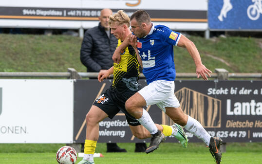 Beim 4:4 vergangener Woche gegen Widnau erzielte Alessandro Lo Russo (l.) sein erstes Saisontor f&uuml;r die USV.