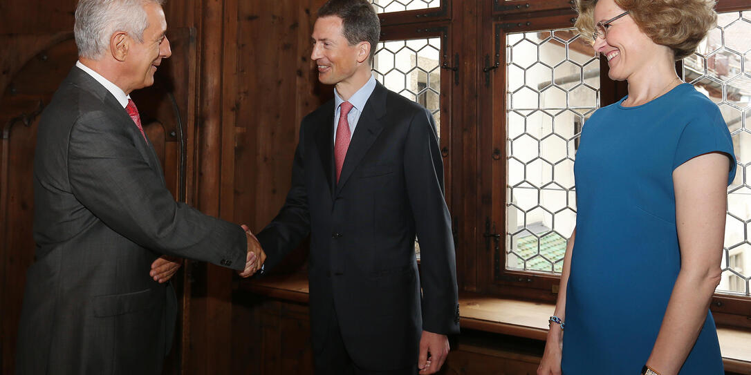 Besuch Stanislaw Tillich, Ministerpräsident des Freistaates Sachsen am 19. Mai 2015 in Liechtenstein