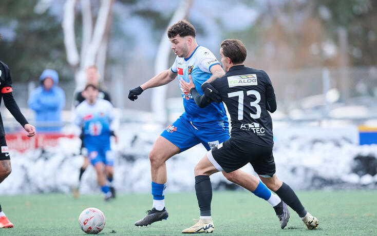 Aleksandar Mladenovic (l.) ist f&uuml;r die USV der R&uuml;ckhalt in der Offensive.