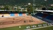Liechtenstein Vaduz Fussball Rheinpark Stadion Verlegung Rollrasen