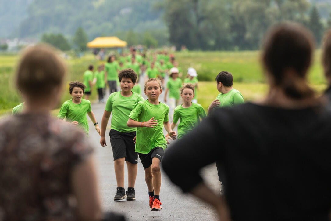 Sponsorenlauf der Primarschule Mauren