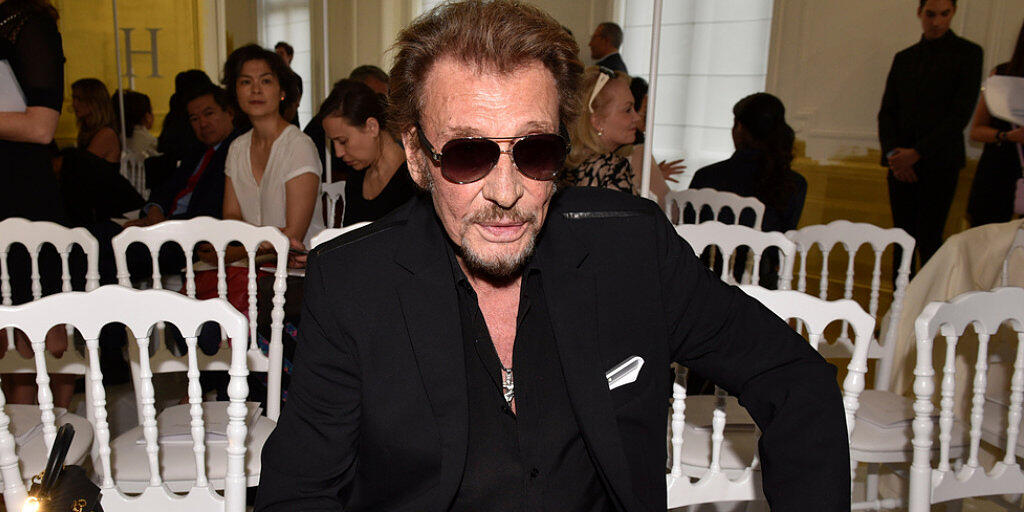 Schlangen vor den Musikläden: Heute erscheint posthum das letzte Album der französischen Rocklegende Johnny Hallyday. (Archivbild)