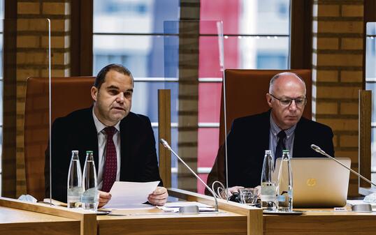 Liechtensteiner Landtag in Vaduz