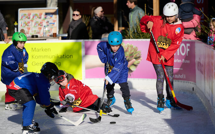 Eishockey-Schnupperkurs in Vaduz