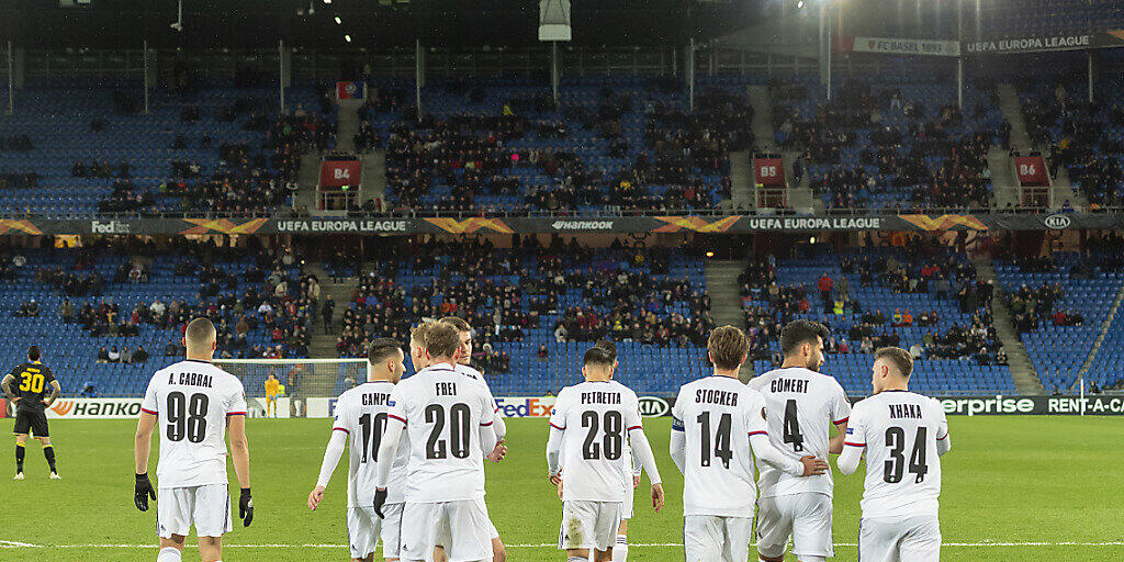 Nach Fabian Freis 1:0 konnten sich die Basler beruhigt dem Rest des Spiels gegen APOEL Nikosia stellen