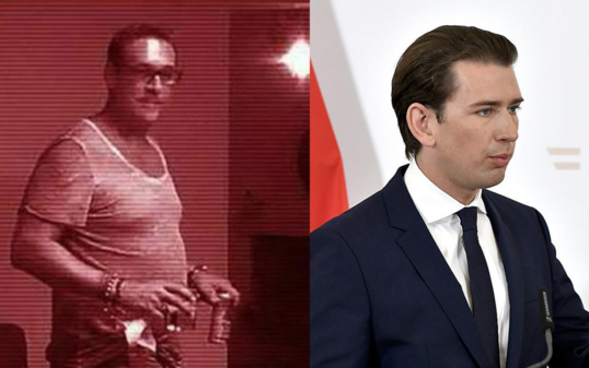 Heinz-Christian Strache / Sebastian Kurz /