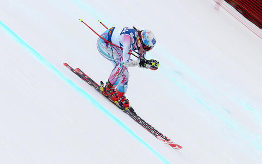 Tina Weirather in Action