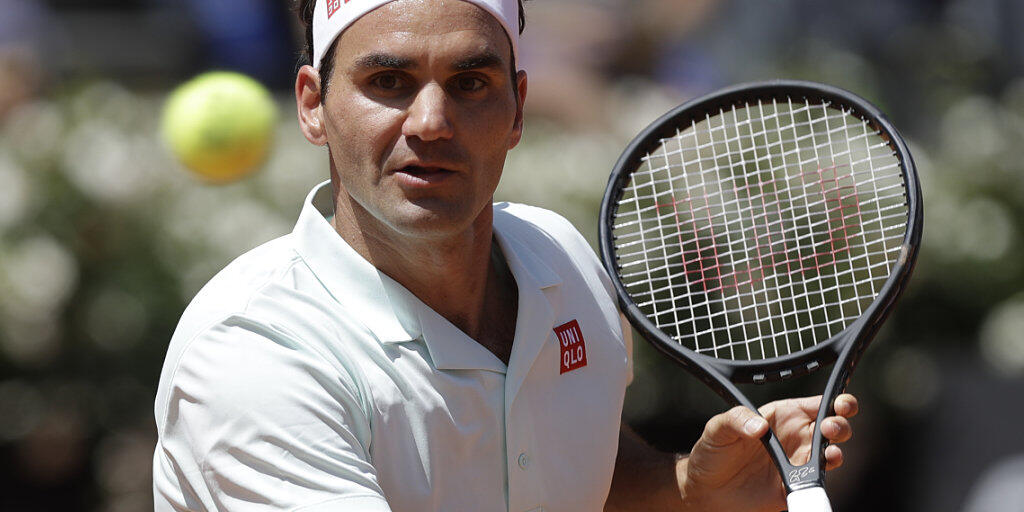 Das French Open im Visier: Roger Federer trainierte in Paris fast zwei Stunden