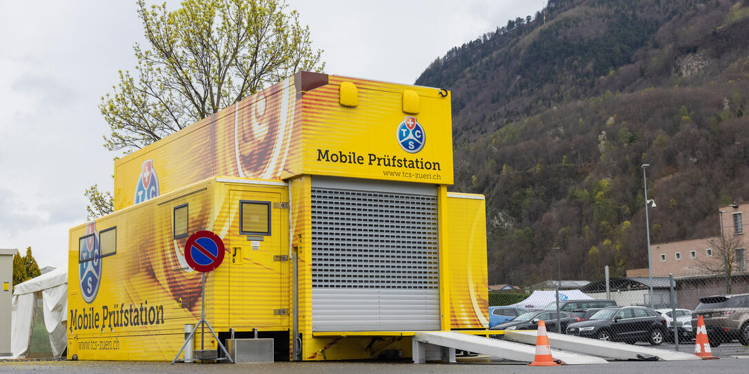 TCS Mobile Pr&uuml;fstation in Vaduz