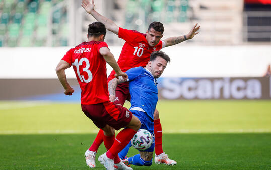 Schweiz Fussball Testspiel Schweiz - Liechtenstein