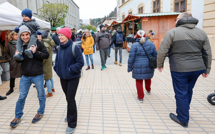 Weihnachtsmarkt, Vaduz, Liechtenstein.