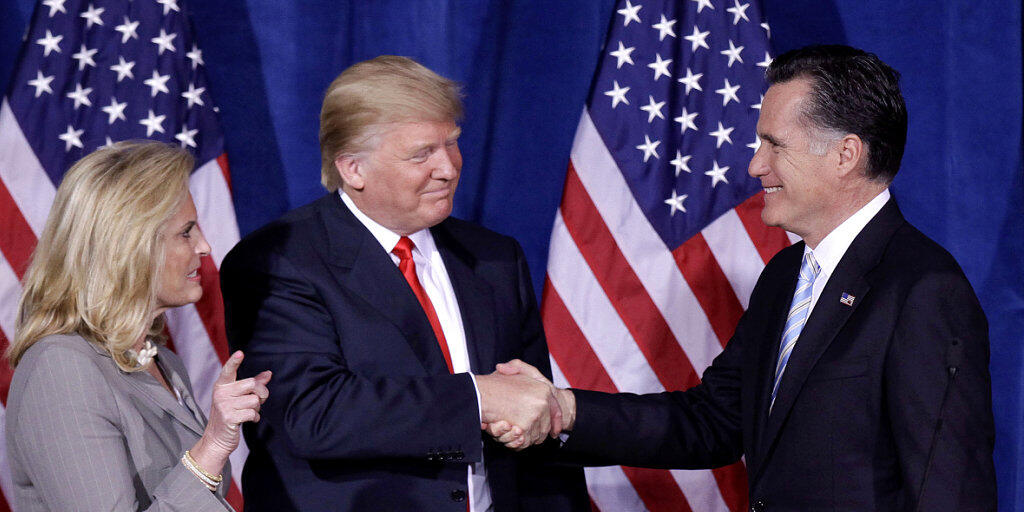 Kann trotz Kritik auf die Unterstützung von US-Präsident Donald Trump zählen: der republikanische Senats-Kandidat und frühere Präsidentschaftsanwärter Mitt Romney aus Utah. (Archivbild)