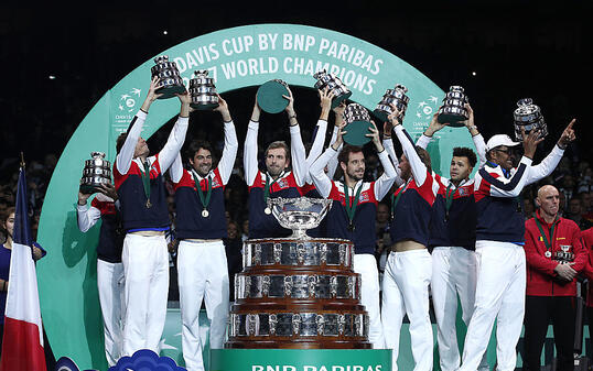 2017 gewann Frankreich zum zehnten Mal den Davis Cup