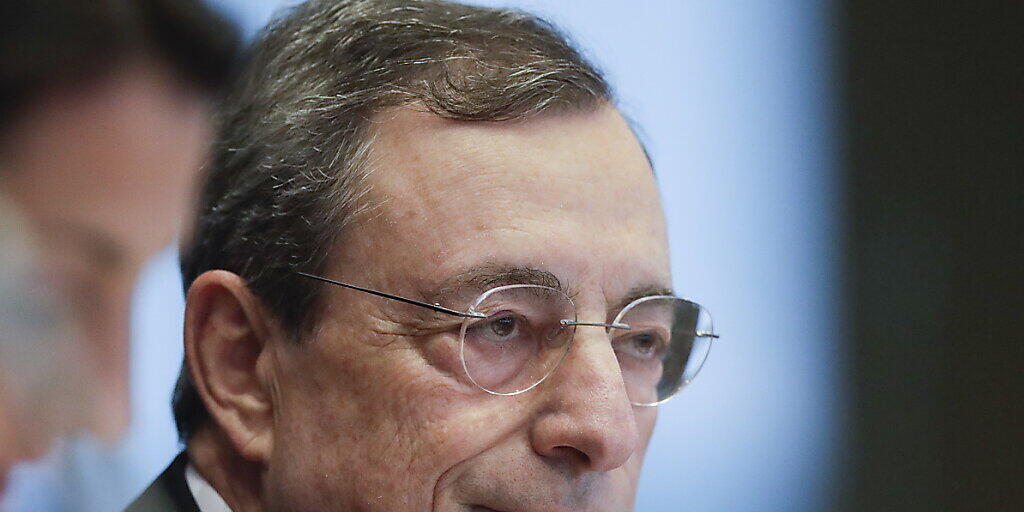 Die Europäische Zentralbank (EZB) bekräftigt zum Ende der Amtszeit von EZB-Präsident Mario Draghi die ultralockere Geldpolitik. (Archivbild) Die Europäische Zentralbank (EZB) bekräftigt zum Ende der Amtszeit von EZB-Präsident Mario Draghi die ultralockere Geldpolitik. (Archivbild)