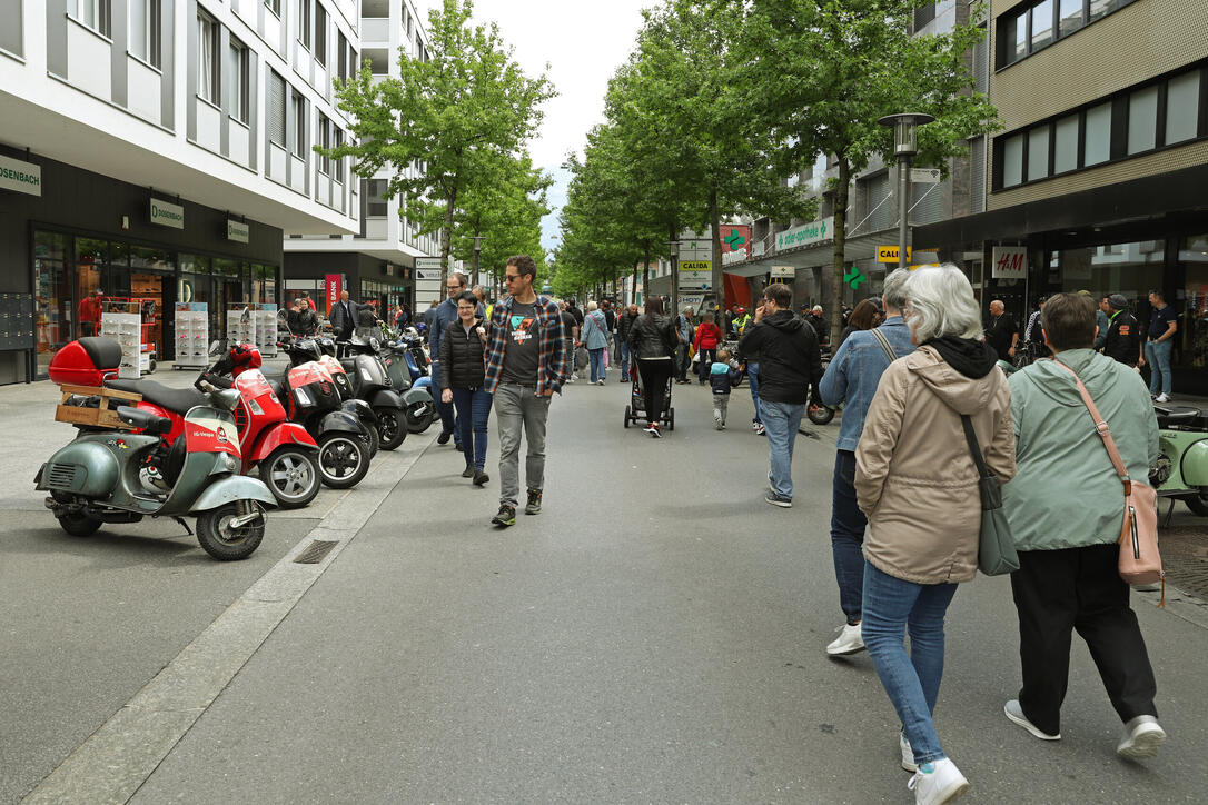 Vespatreff in Buchs