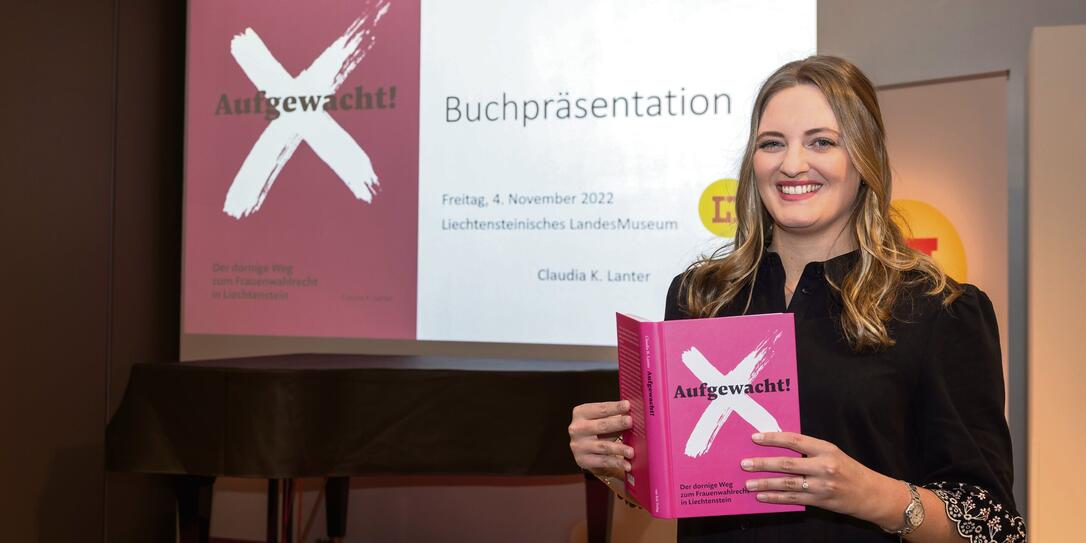Claudia K. Lanter in Vaduz Claudia K. Lanter in Vaduz
