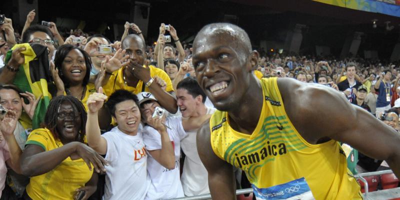 Usain Bolt will wie 2008 in Peking (Bild) und in London drei Goldmedaillen gewinnen