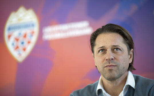 Der neue Liechtensteiner Fussball Nationaltrainer Helgi Kolvidsson