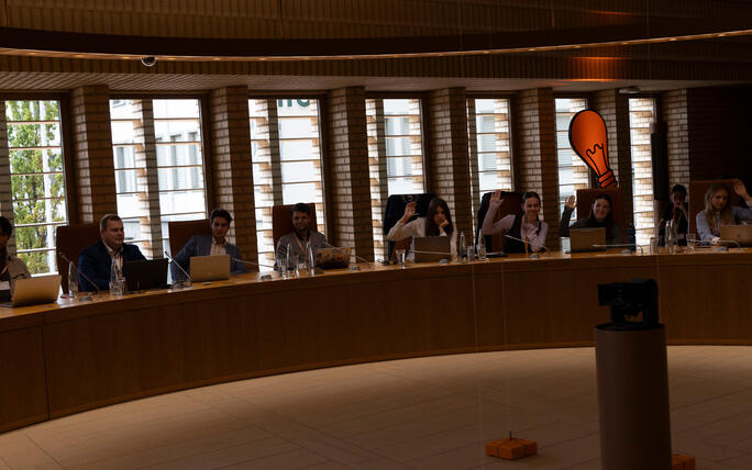 10. Jugendsession im Liechtensteiner Landtag.
