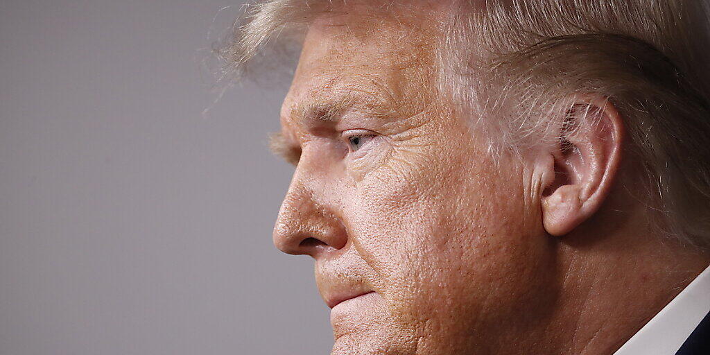 US-Präsident Donald Trump während einer Pressekonferenz im Weißen Haus. Foto: Alex Brandon/AP/dpa