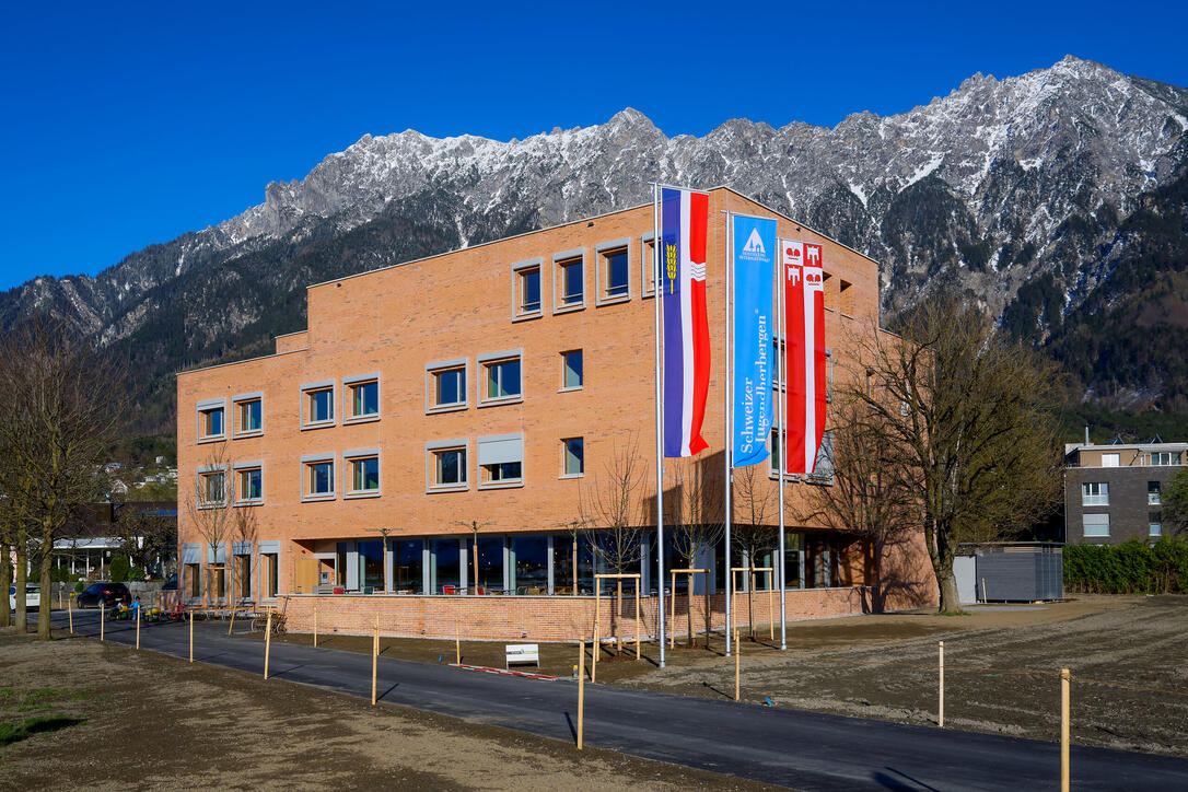 Liechtenstein Schaan Vaduz Neueroeffnung Jugendherberge