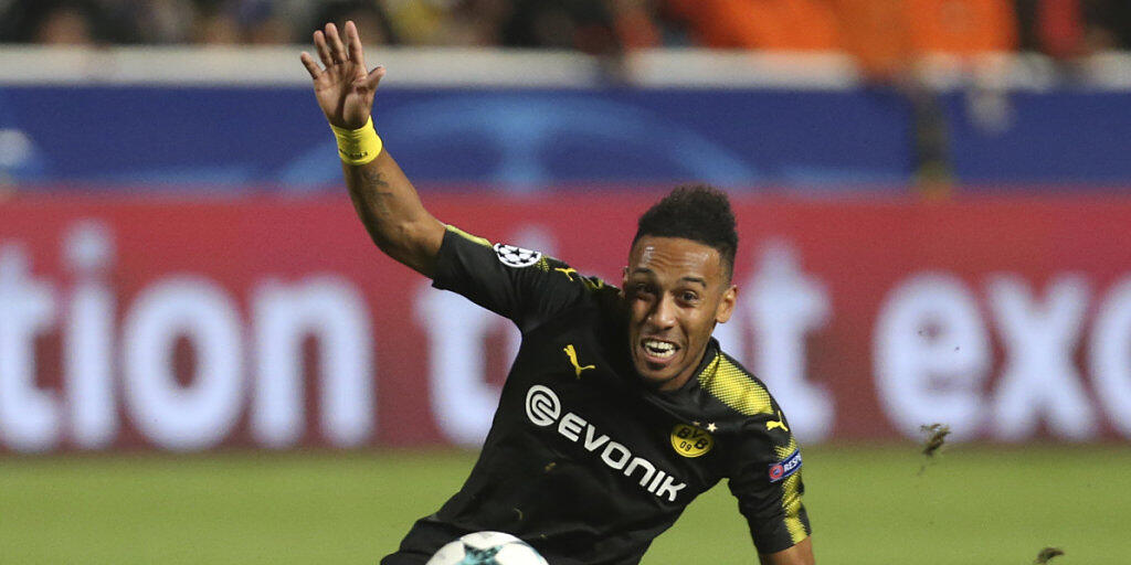 Dürfte im Champions-League-Spiel gegen Tottenham wieder dabei sein: Dortmunds Topskorer Pierre-Emerick Aubameyang