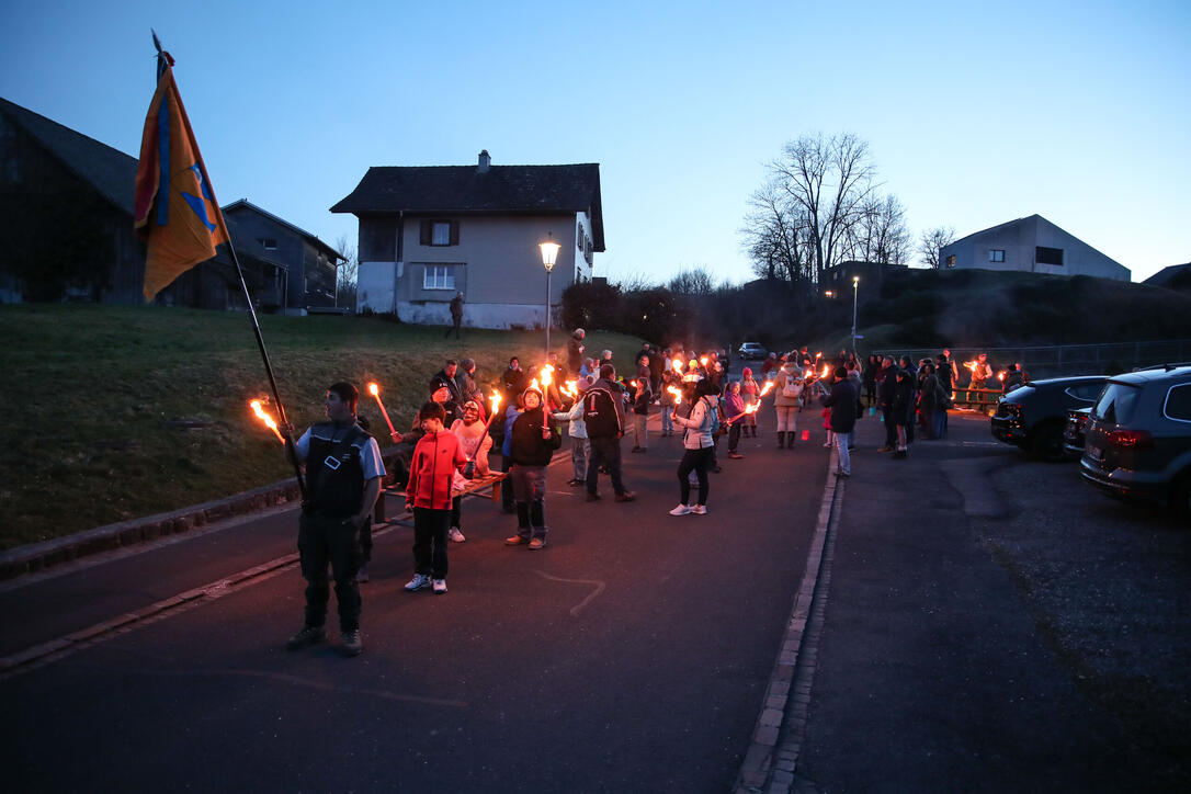 Fackel- und Lampionzug in Gamprin (08.03.2025)