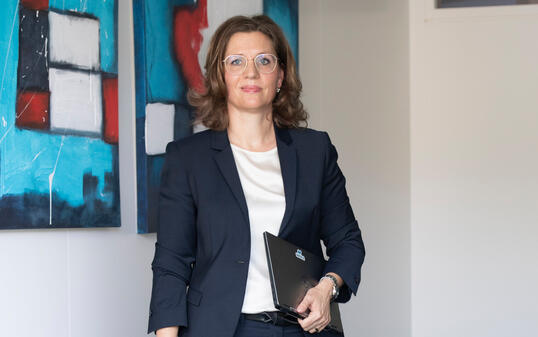Freitagsgespräch WR Ursula Wegstein, Gewinnerin LLB-Businessaward, Vaduz