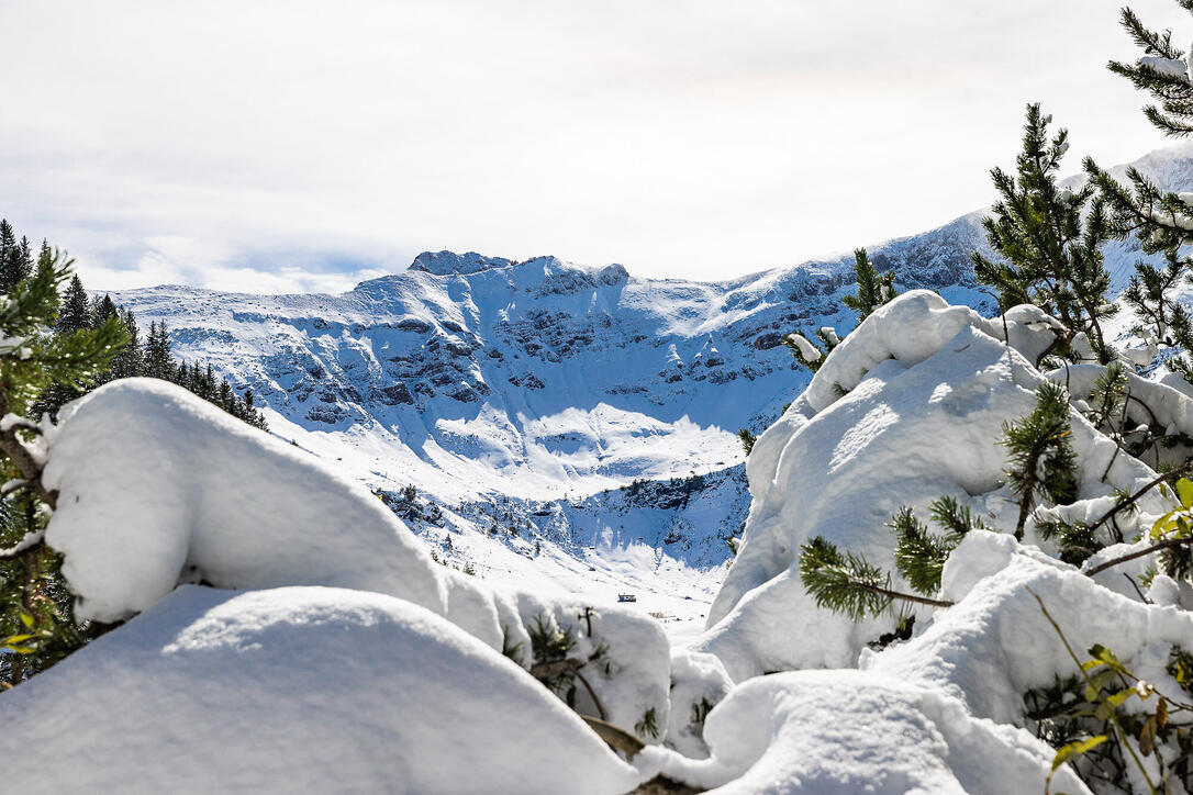 Erster Schnee in Liechtenstein