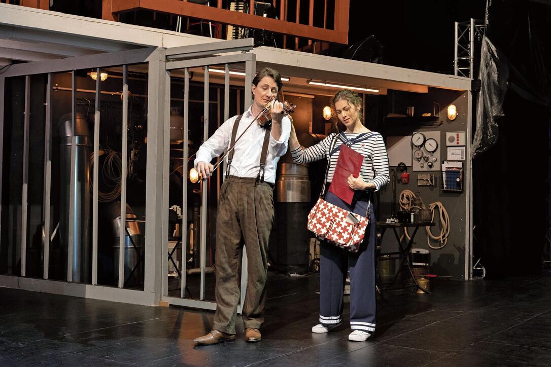 Premiere des Musiktheaters Helvetica Buchs