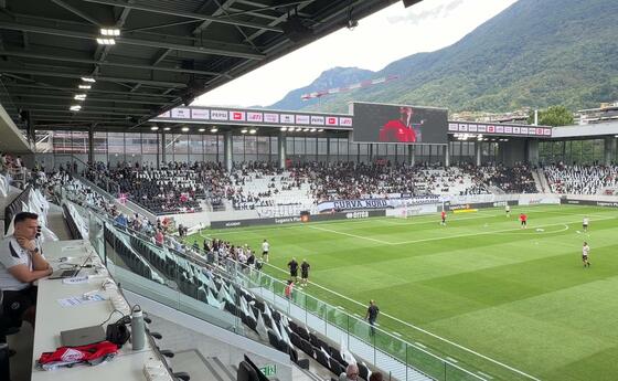 Das neue Stadion in Lugano - die AIL-Arena