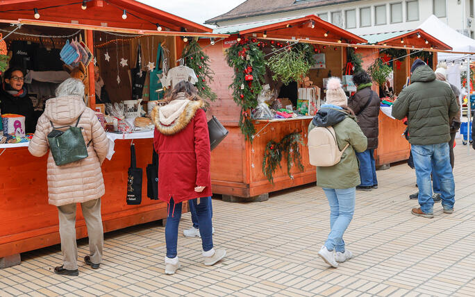 Weihnachtsmarkt, Vaduz, Liechtenstein.