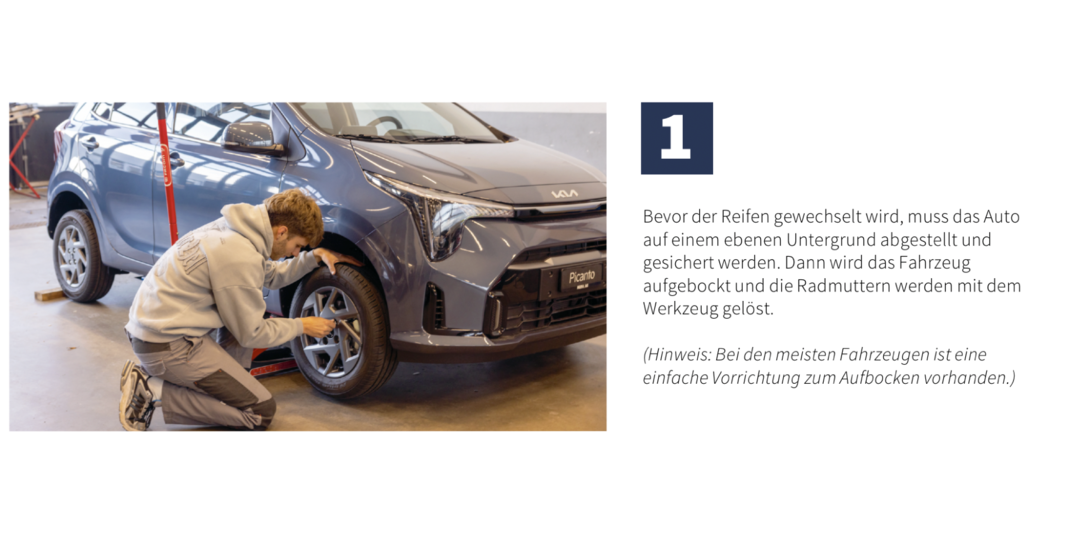 Reifenwechsel beim Auto