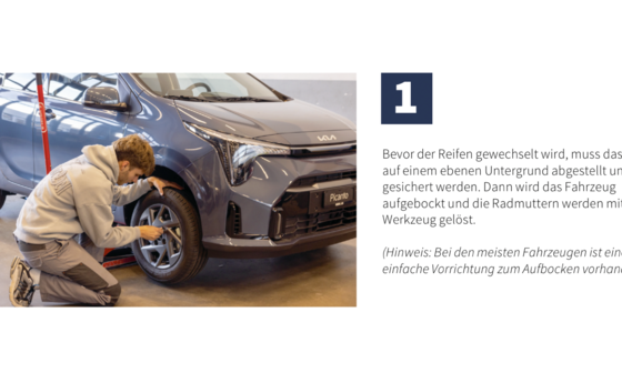 Reifenwechsel beim Auto