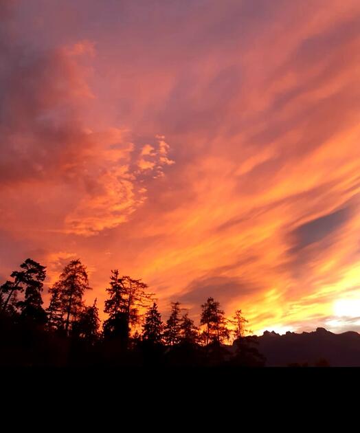 Wunderschöne Abendstimmung