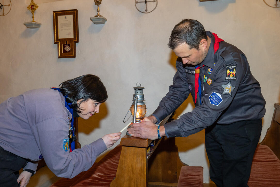 Friedenslicht 2025 in Liechtenstein (17.12.2025)