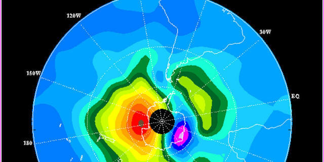 Gute Nachricht für die Umwelt: Ozonloch über der Anarktis (Archiv)