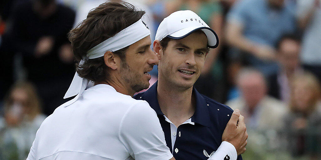 Erfolgreiches Oldie-Doppel: Andy Murray (re.) und Feliciano Lopez