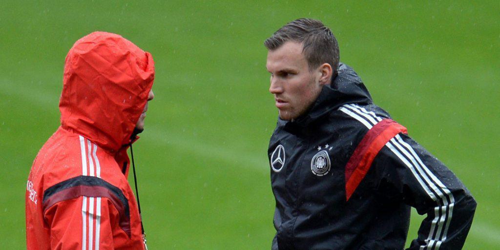 Kevin Grosskreutz (rechts) während glücklicheren Tagen mit der Nationalmannschaft